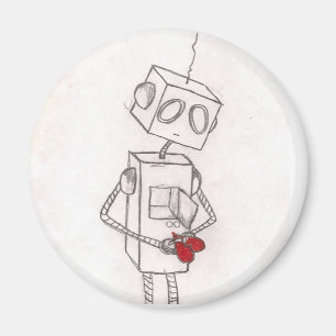 "Broken heart" magnet