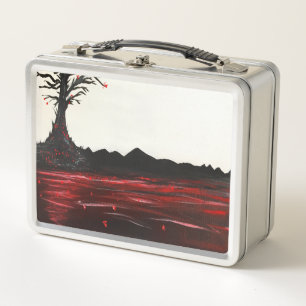 Broken Heart Metal Lunch Box