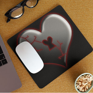 Broken Heart Mouse Mat