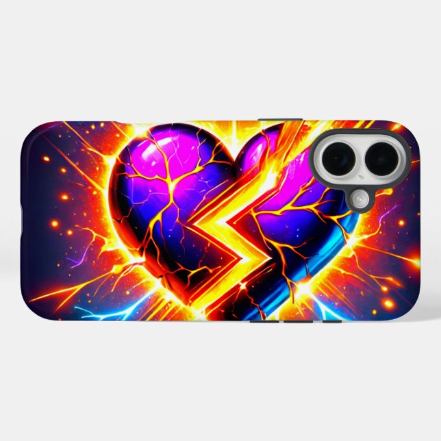 Broken Heart Phone Case (Back (Horizontal))