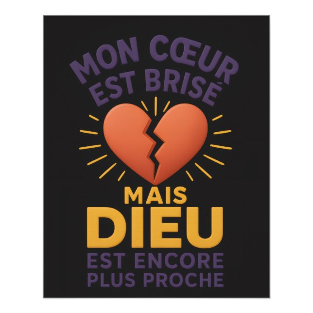 Broken heart poster (Front)
