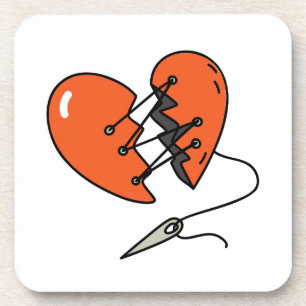 Broken Heart Red Coaster