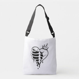 Broken Heart Rib Cage Crown Tote Bag