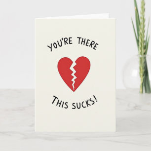 Broken Heart Sympathy Card