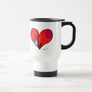 Broken Heart Travel Mugs