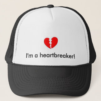broken heart trucker hat