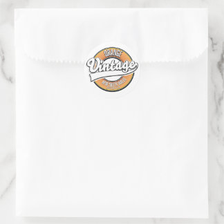 Broken Hill australia vintage style logo. Classic Round Sticker