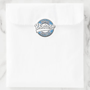 Broken Hill australia vintage style logo. Classic Round Sticker