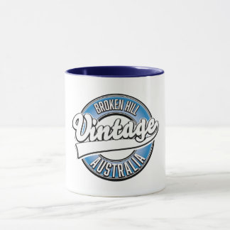 Broken Hill australia vintage style logo. Mug