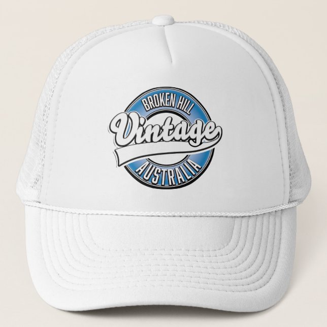 Broken Hill australia vintage style logo. Trucker Hat (Front)