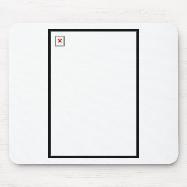 Broken Image Mouse Mat (Front)