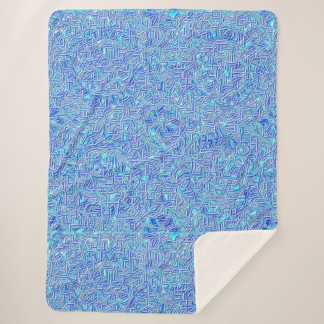 Broken Kaleidoscope Sherpa Blanket (Front)