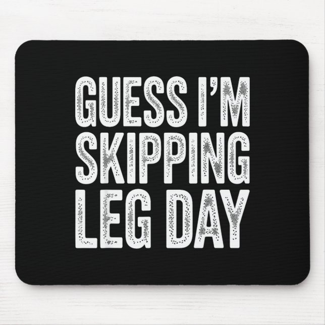 Broken Leg Art For Men Women Kids Broke Foot Broke Mouse Mat (Front)