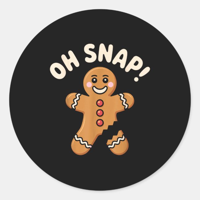 Broken Leg Art Men Women Kids Foot Ankle Knee Surg Classic Round Sticker (Front)