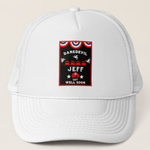Broken Leg Clumsy Person Get Well Trucker Hat