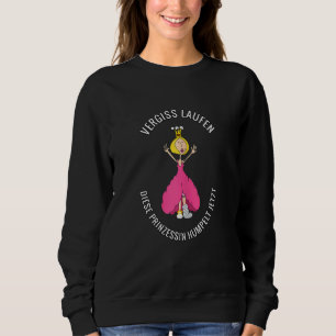 Broken Leg Foot Ankle Running Jogging Bouncing Sweatshirt