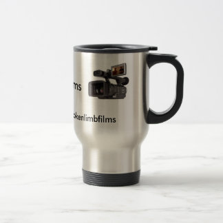 Broken Limb Films Silver Travel Mug