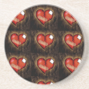 Broken/Mending Heart-coaster Coaster