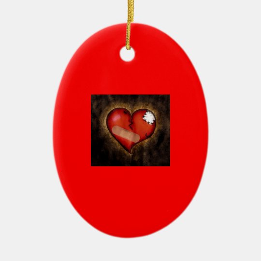 Broken/Mending Heart-ornament Christmas Ornament
