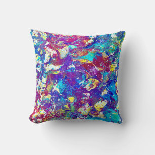 Broken Mood Ring Series No. 1 – Fractured Spectrum Cushion