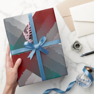 Broken mosaic wrapping paper