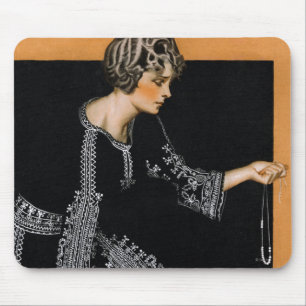 Broken Pearl Necklace Mouse Mat