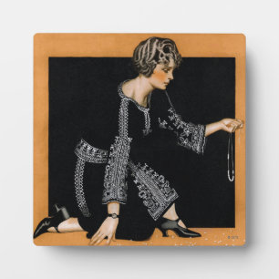 Broken Pearl Necklace Plaque