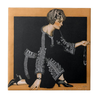 Broken Pearl Necklace Tile