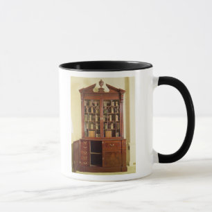 Broken pedimented bureau bookcase mug