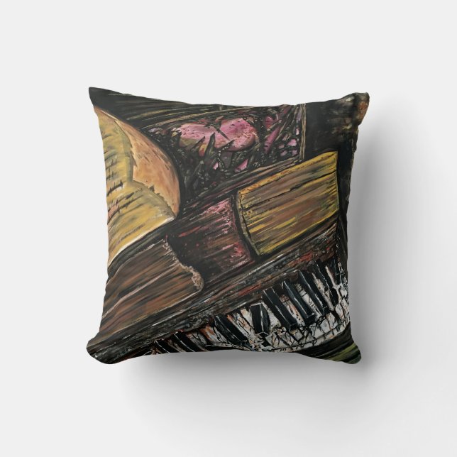 Broken Piano  Cushion (Front)
