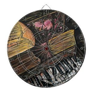 Broken Piano Dartboard