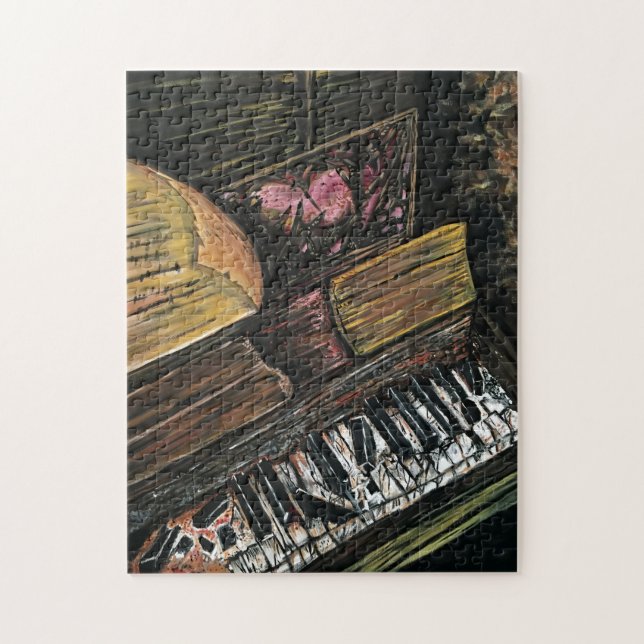 Broken Piano Jigsaw Puzzle (Vertical)