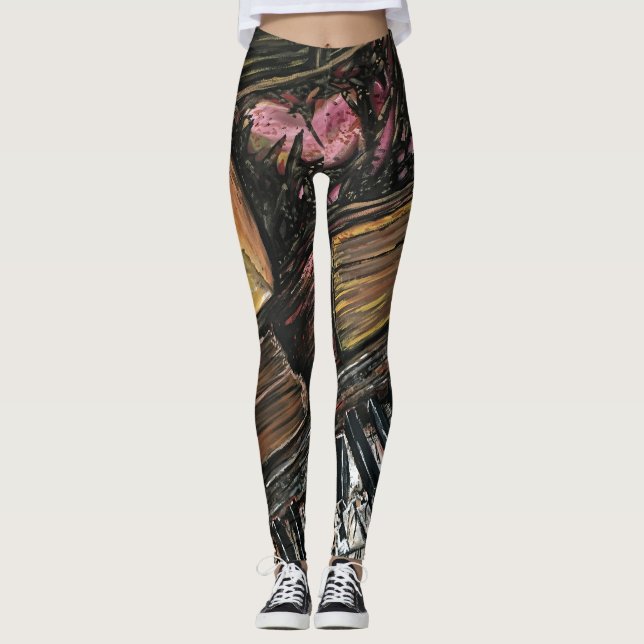 Broken Piano Leggings (Front)