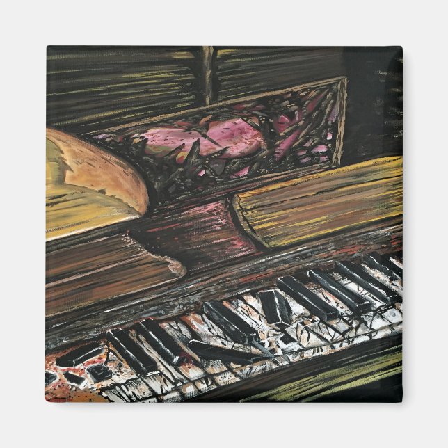 Broken Piano Magnet (Front)