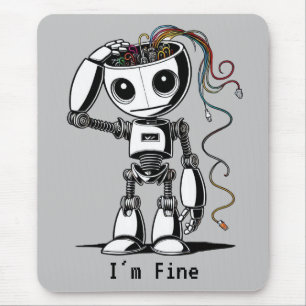 Broken Robot – I’m Fine Mouse Mat