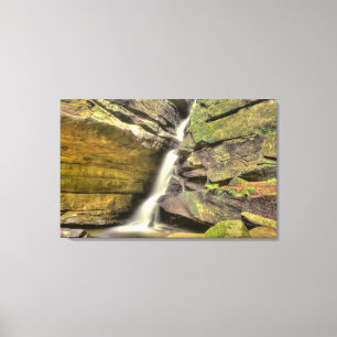Broken Rock Falls, Old Man's Cave, Hocking Hills Canvas Print