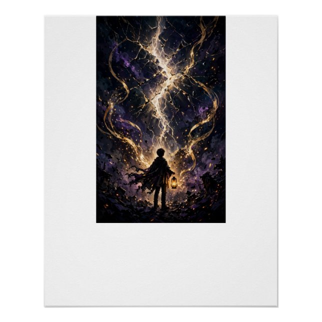 Broken Sky Lamplighter — Art Poster (Front)