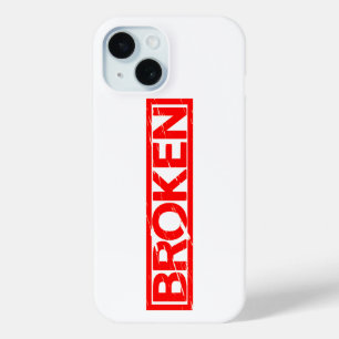 Broken Stamp iPhone 15 Case
