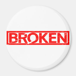 Broken Stamp Magnet