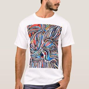 Broken Textures: Stained Glass Unity T-Shirt