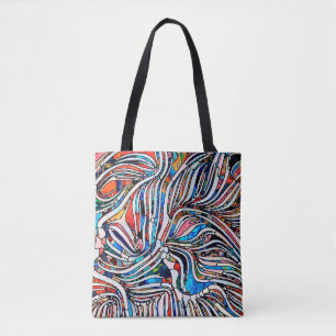 Broken Textures. Unity of Stained Glass series. Ab Tote Bag