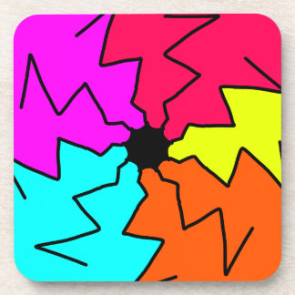 Broken themed Colourful  Coaster