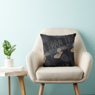 Broken Then Fried Painting by Alfred Fox Cushion
