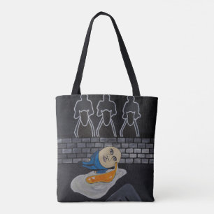 Broken Then Fried Painting by Alfred Fox Tote Bag