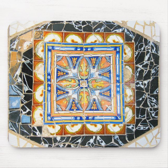 Broken Tile Mosaic Mousepad (Front)
