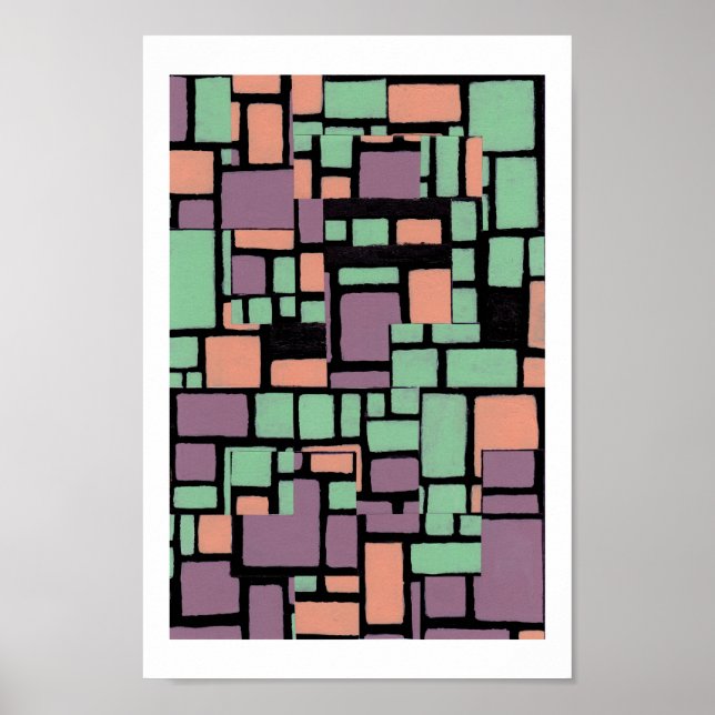 Broken Tiles Poster w/ Border (Front)