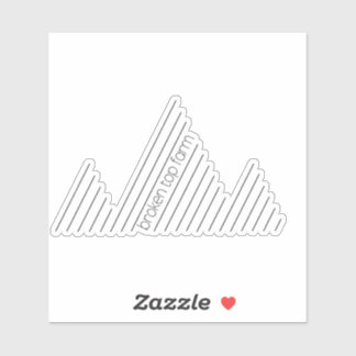 Broken Top Mountain Sticker