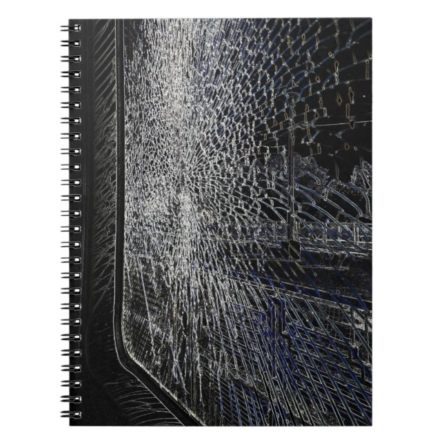 broken train window notebook (Front)