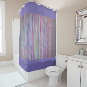 Broken TV Screen Test Pattern 1 Shower Curtain