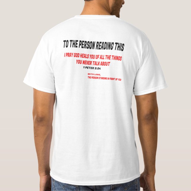 BROKEN under repair for light colour T shirts (Back)
